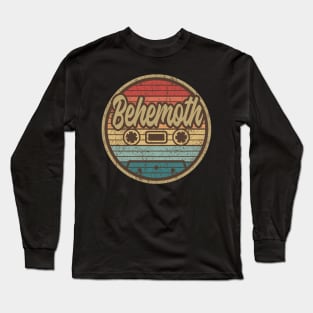 behemoth cassette retro circle Long Sleeve T-Shirt